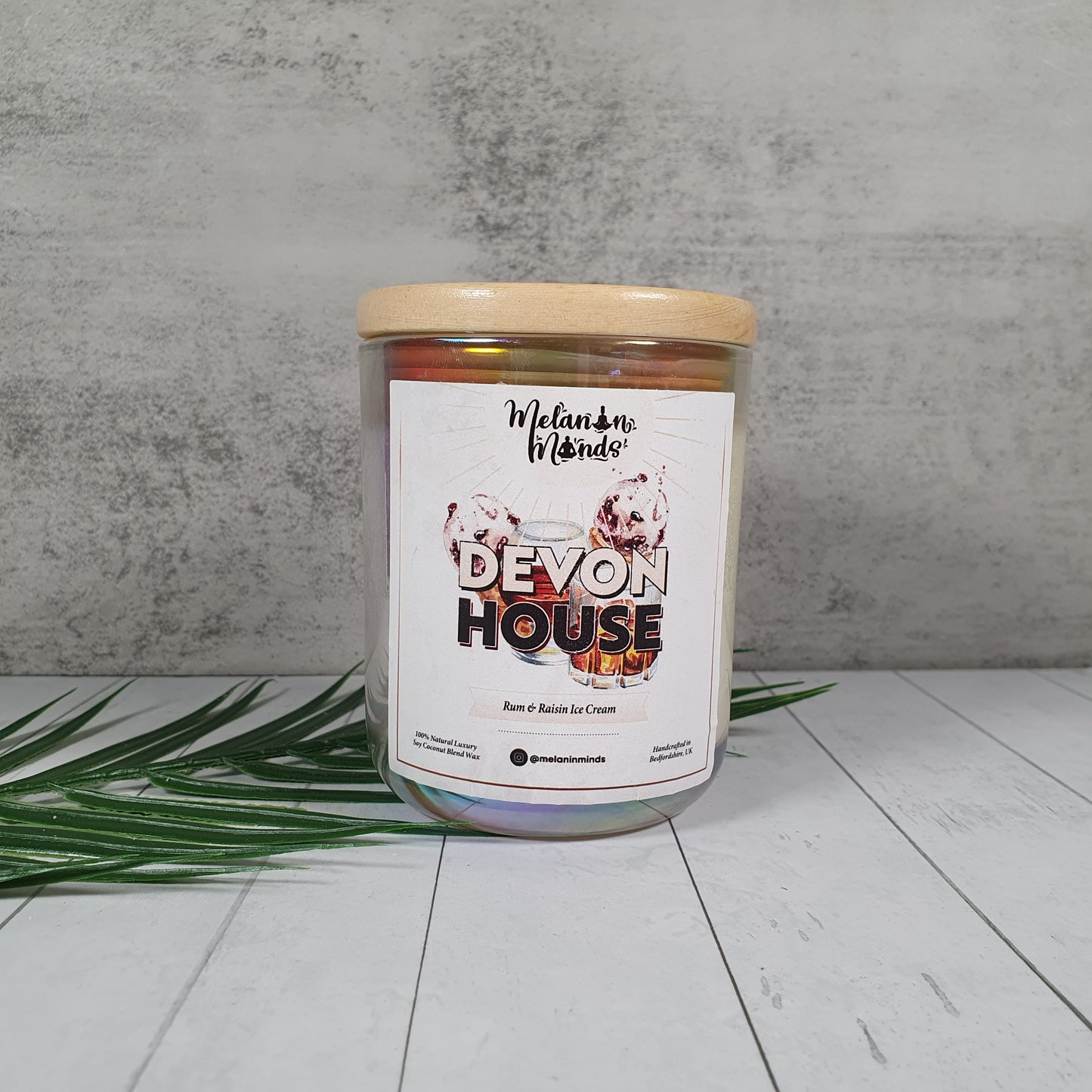 Devon House | Rum & Raisin Ice Cream Candle 300ml
