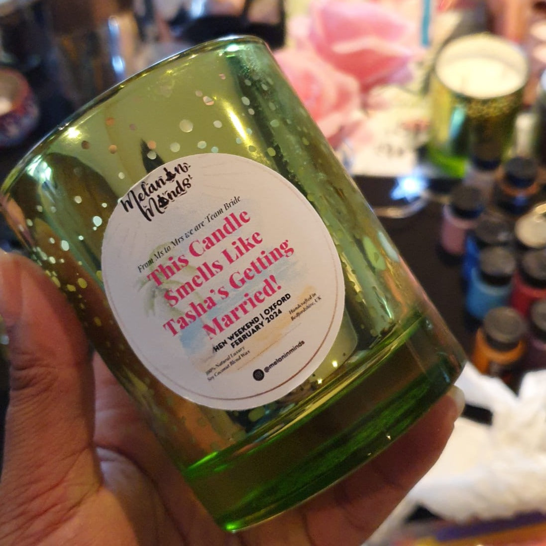 Personalised Large Candle