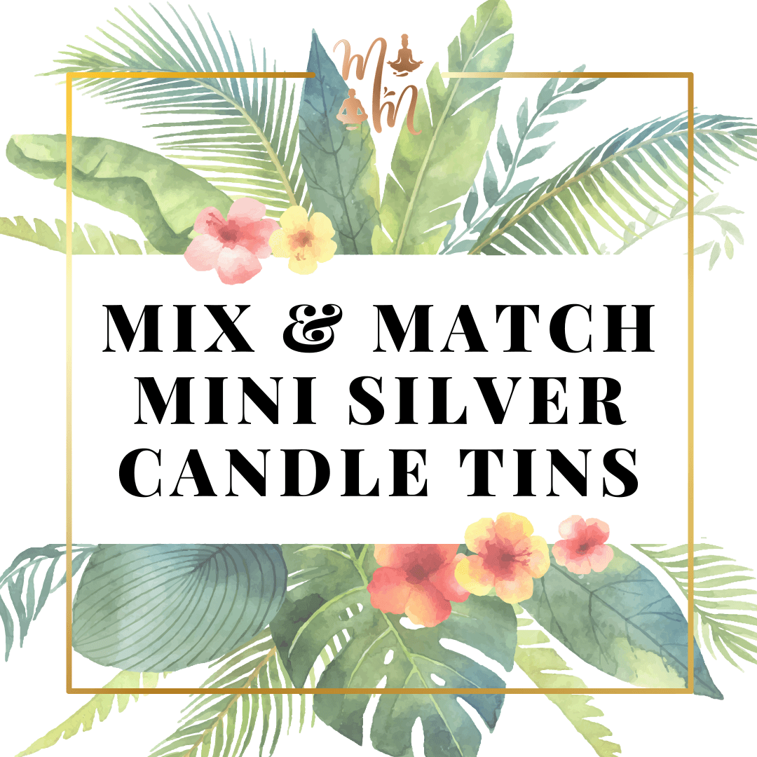 Mix & Match Mini Silver Tin Candles - Melanin Minds