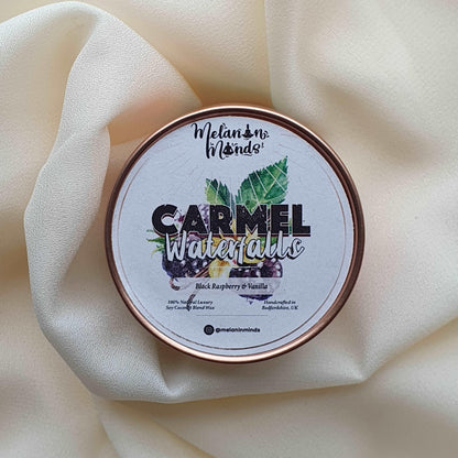 Carmel Waterfalls | Black Raspberry & Vanilla Mini Candle 100ml
